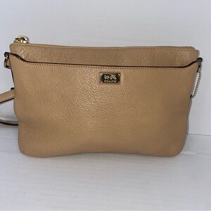 Coach 49992 Madison Leather East West Swingpack In Tan NWOT